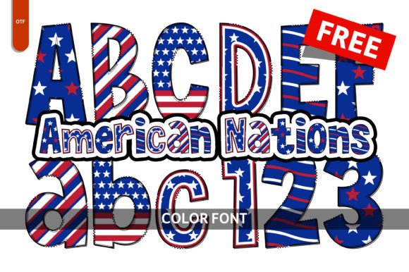 American Nations Typeface Review: A Vibrant Color Font for Playful Branding