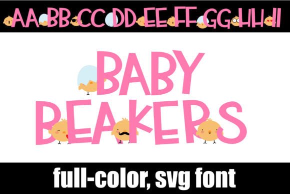 Baby Beakers: The Playful Color Font for Vibrant Campaigns
