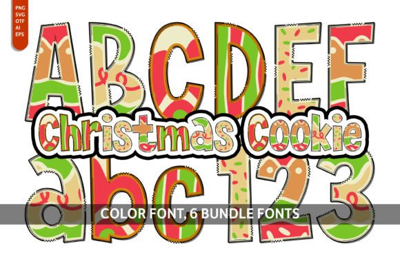 Christmas Cookie Bundle: A Playful Typeface for Festive Branding