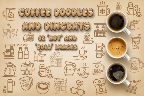 Coffee Doodles: A Creative Font for Brand Identity