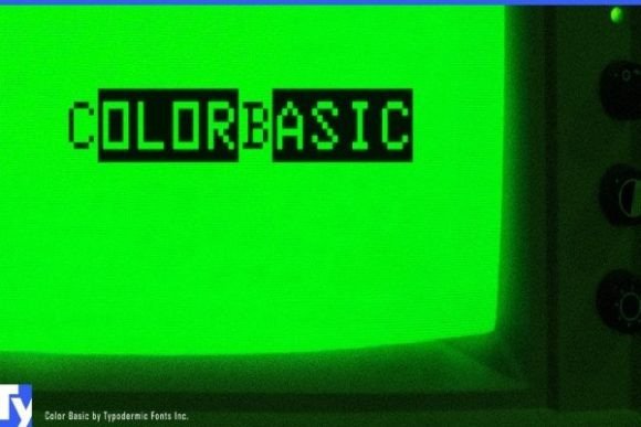 Color Basic: A Retro-Modern Typeface for Editorial Design