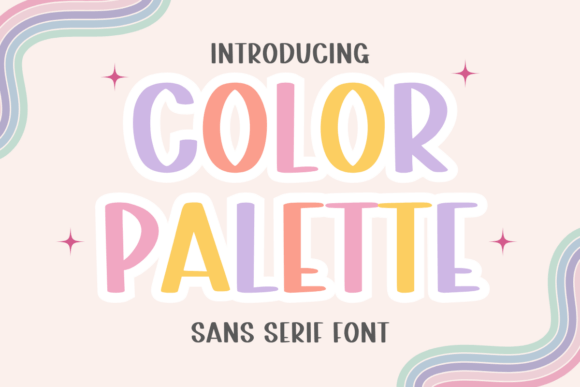 Color Pallete: A Handcrafted Sans Serif for Joyful Brand Identity