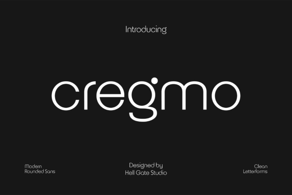 Cregmo: A Modern Sans Serif Font for Editorial Elegance