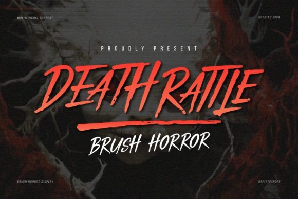 Death Rattle: A Spooky Font for Bold Brand Identity