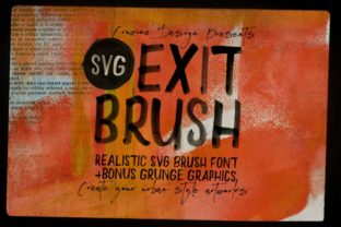 Exit Brush: A Handwritten Typeface for Bold Brand Identity