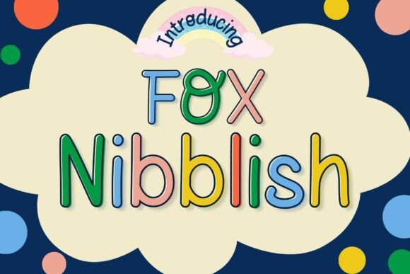 Fox Nibblish: A Playful Handwritten Font for Digital Creativity