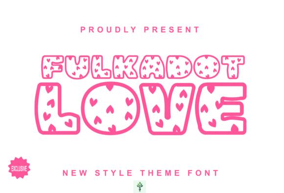 Fulkadot Love: A Vibrant Typeface for Bold Editorial Design