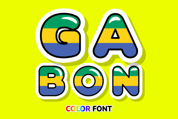 Gabon Color Font: Elevate Your Brand Identity With Vibrant Typography
