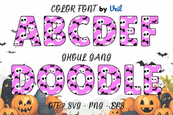 Ghoul Gang: The Ultimate Color Font for Halloween Crafters