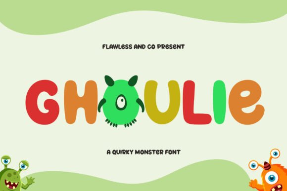 Ghoulie Typeface Review: A Playful Monster Font for Bold Branding