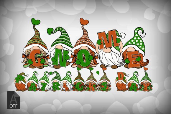 Gnome Patrick s Day: A Vibrant Color Font for Festive Web Design