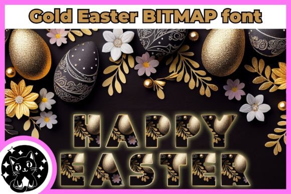 Gold Easter: A Creative Color Font for Seasonal Campaigns