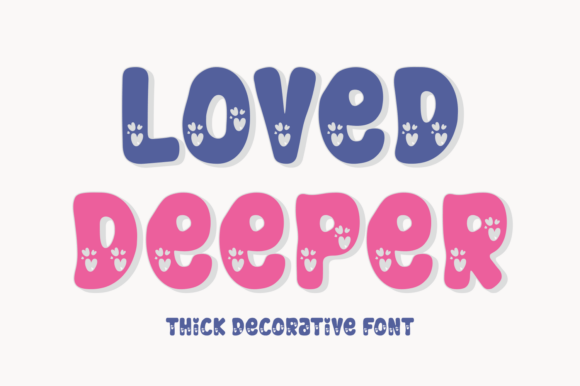 Loved Deeper: A Curvilinear Display Typeface for Editorial Design