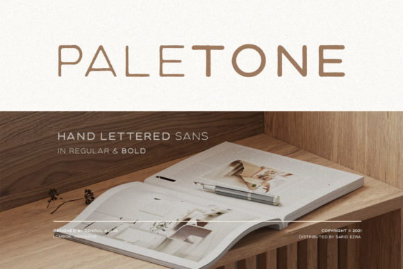 Paletone: The Hand-Lettered Sans Serif Font for Authentic Branding