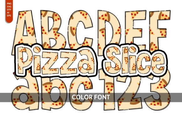 Pizza Slice: The Creative Font for Playful Branding