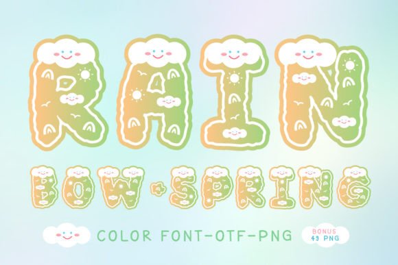 Rainbow Spring Typeface: A Vibrant Choice for Small Business Branding