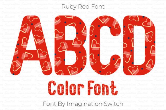 Ruby Red: A Bold Color Font for Standout Small Business Branding