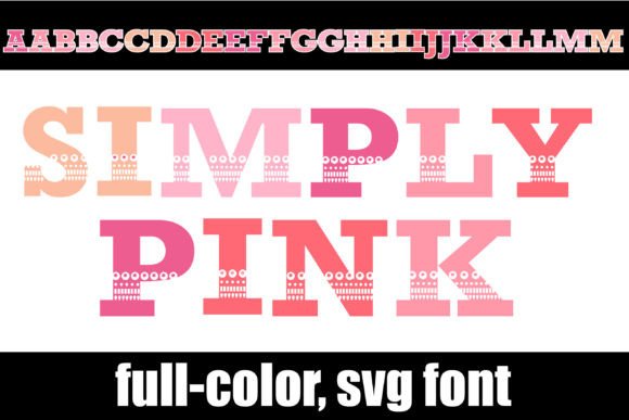 Simply Pink: A Modern Color Font for Polished Web Design