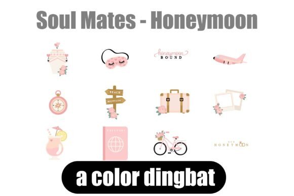 Soul Mates - Honeymoon: A Color Font for Editorial Joy
