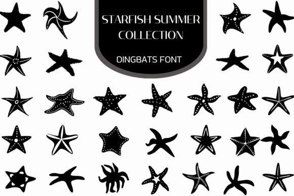 Starfish Summer Collection: A Coastal Dingbats Typeface Review