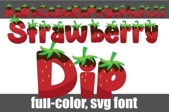 Strawberry Dip: A Creative Font for Campaign Visuals