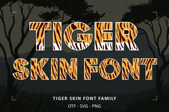 Tiger Skin Typeface: Adding Wild Charm to Handmade Products