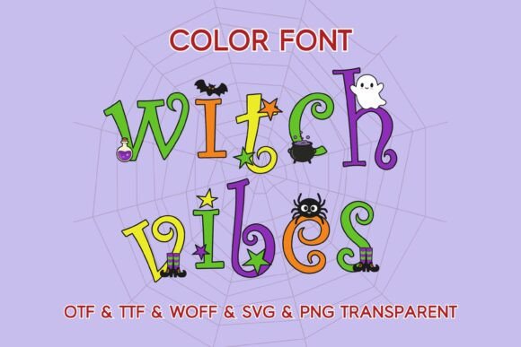 Witch Vibes: A Playful Color Font for Enchanting Editorial Design